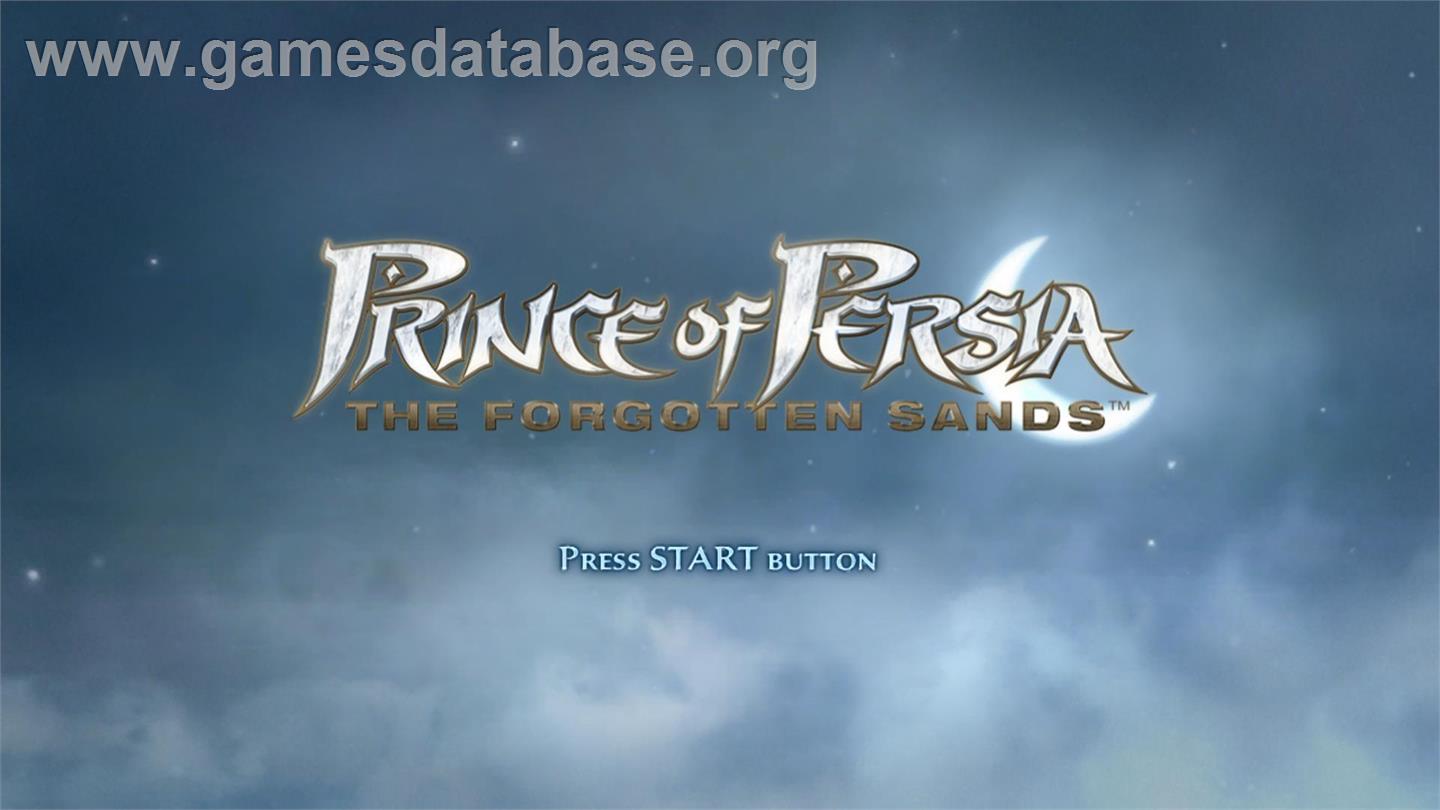 Prince Of Persia - Les Sables Oubliés - Microsoft Xbox 360 - Artwork - Title Screen