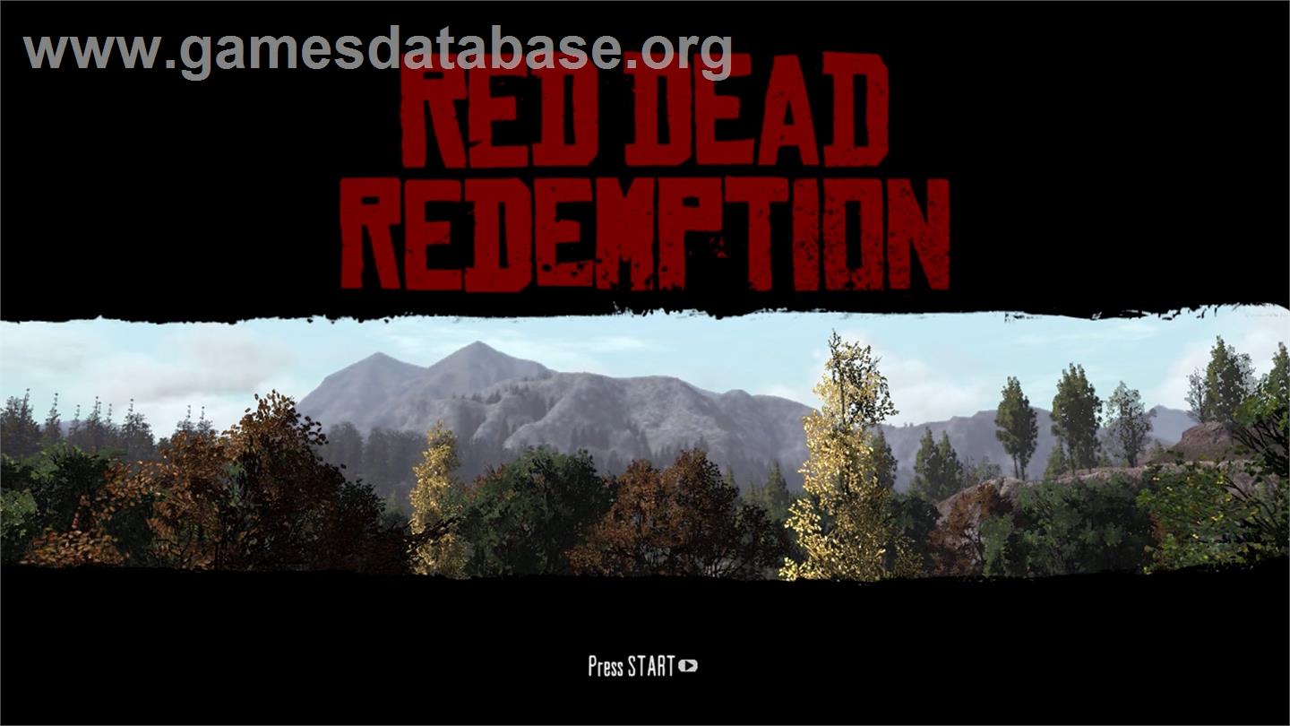 Red Dead Redemption - Microsoft Xbox 360 - Artwork - Title Screen