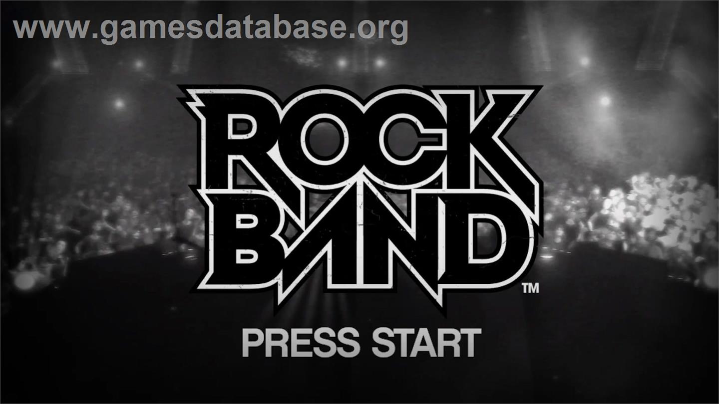 Rock Band - Microsoft Xbox 360 - Artwork - Title Screen