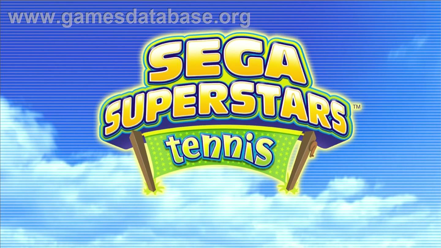 SEGA Superstars Tennis - Microsoft Xbox 360 - Artwork - Title Screen