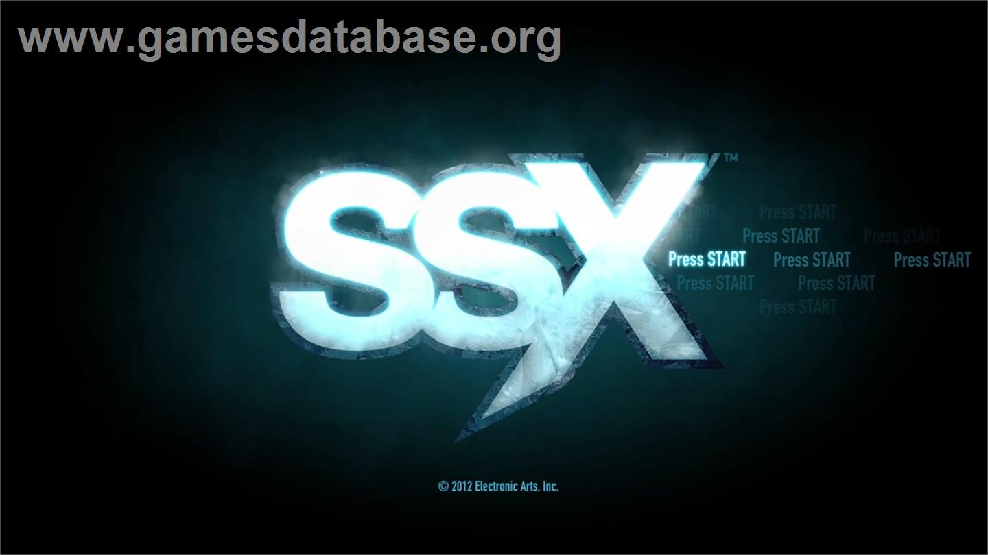 SSX - Microsoft Xbox 360 - Artwork - Title Screen