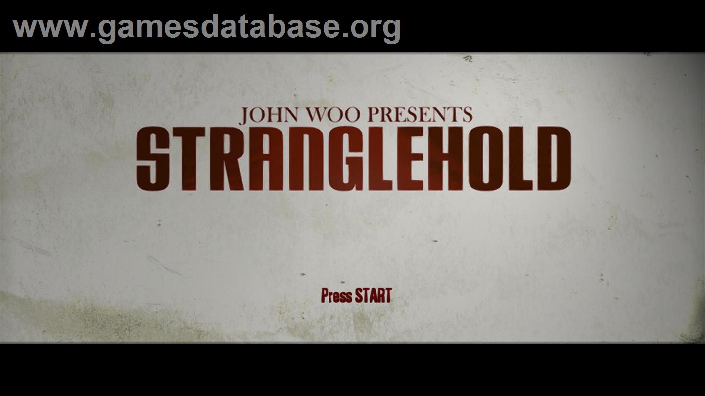 Stranglehold - Microsoft Xbox 360 - Artwork - Title Screen