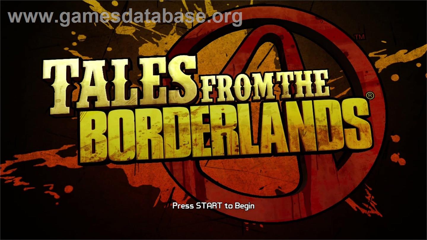 Tales From The Borderlands - Microsoft Xbox 360 - Artwork - Title Screen