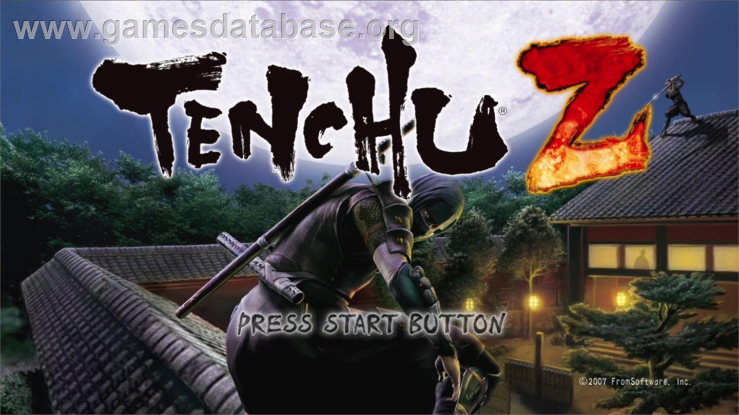 Tenchu Z - Microsoft Xbox 360 - Artwork - Title Screen