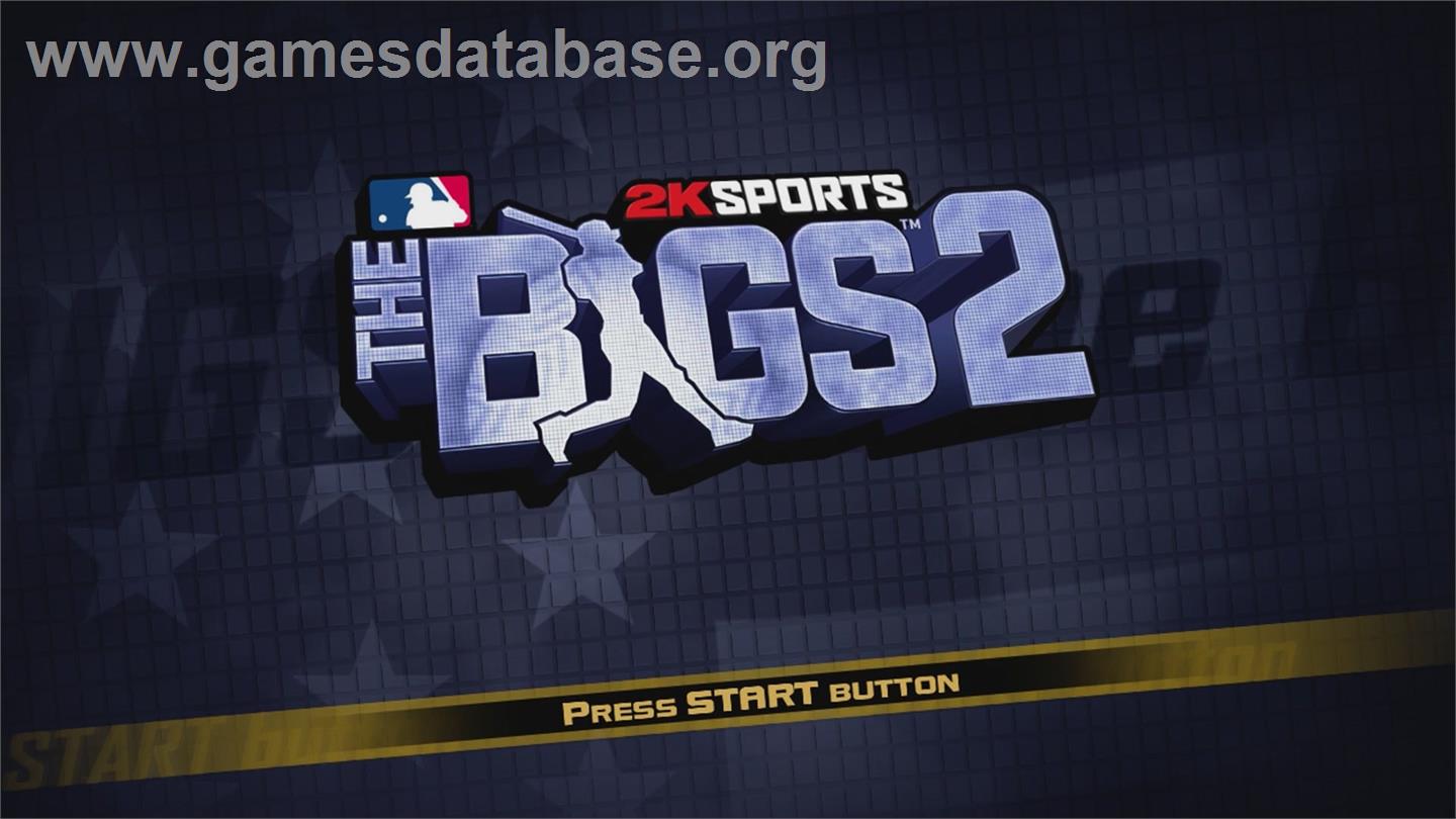 The BIGS 2 - Microsoft Xbox 360 - Artwork - Title Screen