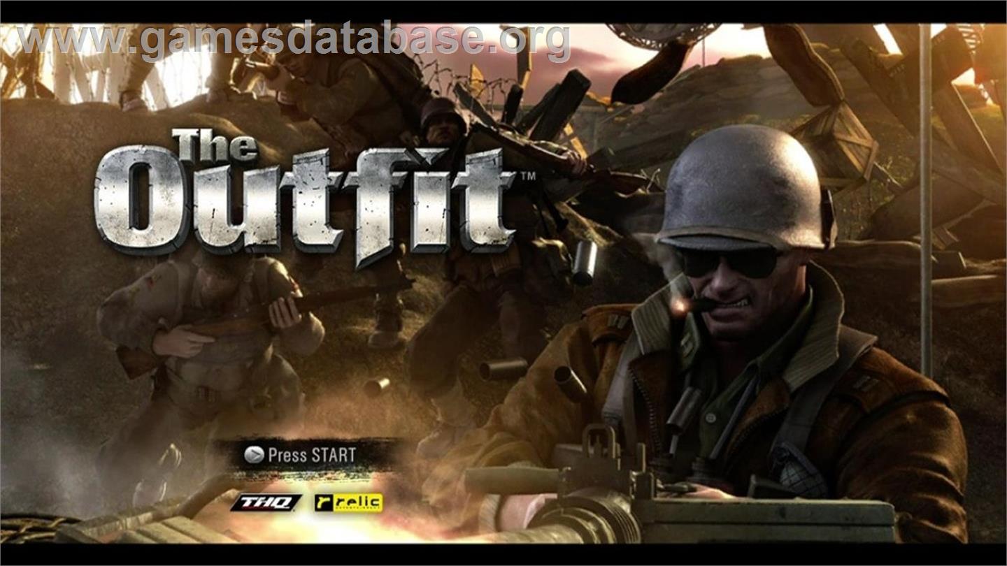 The Outfit - Microsoft Xbox 360 - Artwork - Title Screen