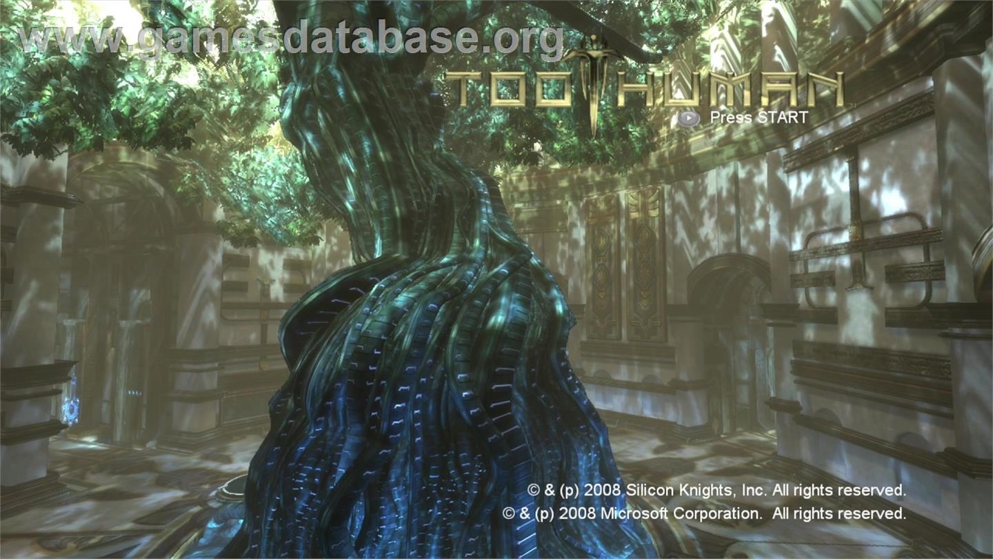 Too Human - Microsoft Xbox 360 - Artwork - Title Screen