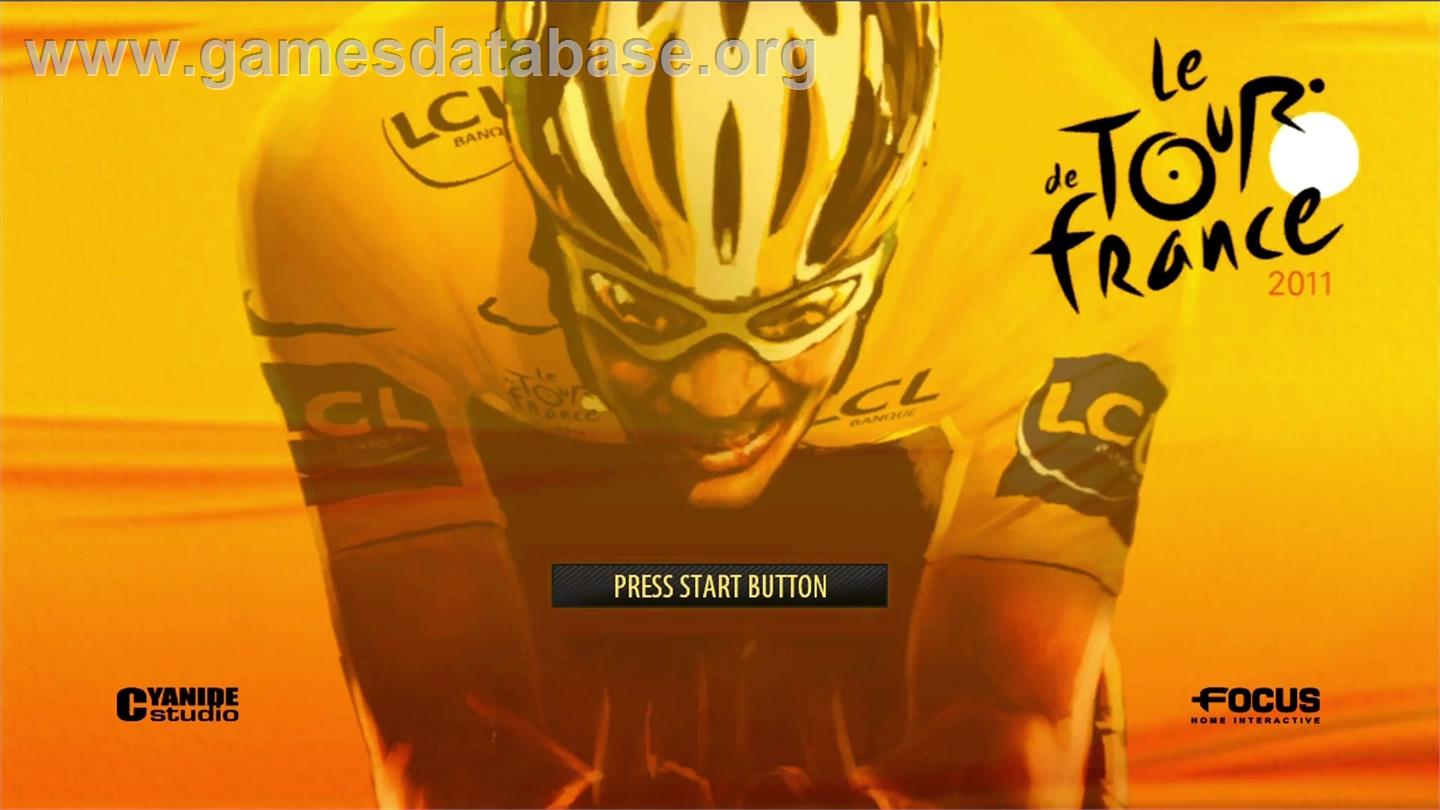 Tour De France, Le - Microsoft Xbox 360 - Artwork - Title Screen
