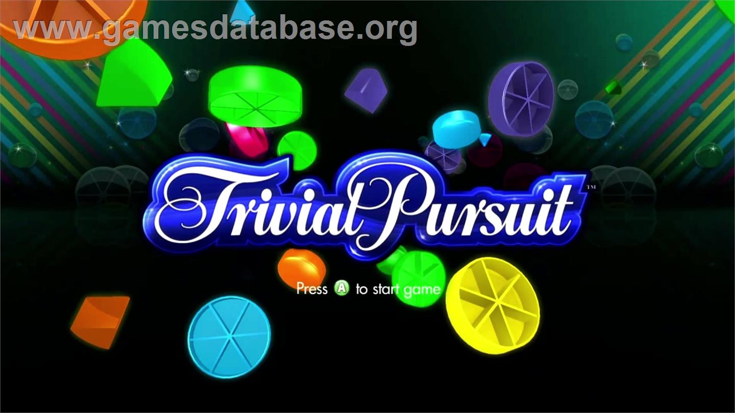 Trivial Pursuit - Microsoft Xbox 360 - Artwork - Title Screen