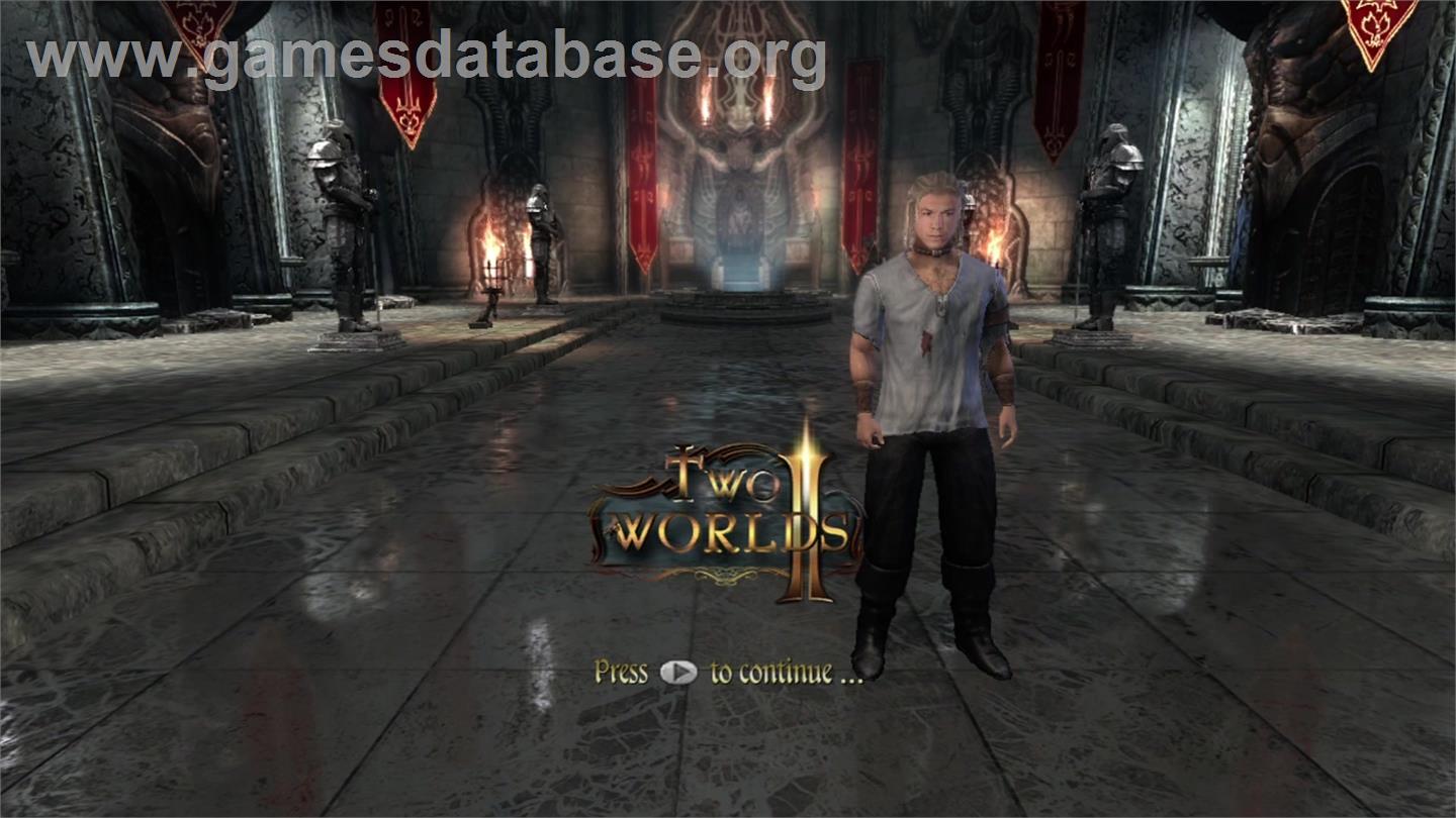 Two Worlds 2 - Microsoft Xbox 360 - Artwork - Title Screen