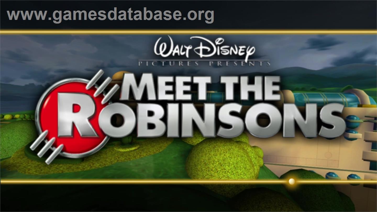 Walt Disney Pictures Presents Meet the Robinsons - Microsoft Xbox 360 - Artwork - Title Screen