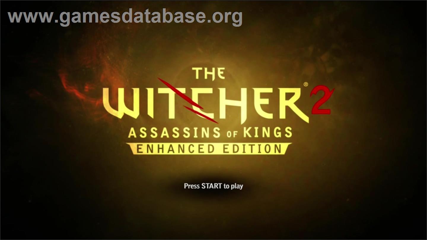 Witcher 2 - Assassins Of Kings, The - Microsoft Xbox 360 - Artwork - Title Screen