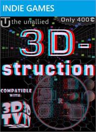 Box cover for 3D-struction on the Microsoft Xbox Live Arcade.