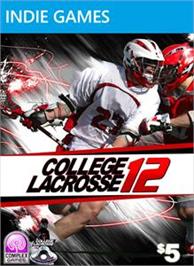 Box cover for College Lacrosse 2012 on the Microsoft Xbox Live Arcade.