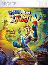 Box cover for Earthworm Jim HD on the Microsoft Xbox Live Arcade.