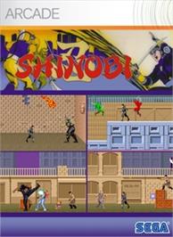 Box cover for Shinobi on the Microsoft Xbox Live Arcade.