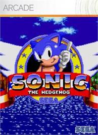 Box cover for Sonic The Hedgehog on the Microsoft Xbox Live Arcade.