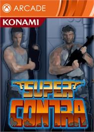 Box cover for Super Contra on the Microsoft Xbox Live Arcade.