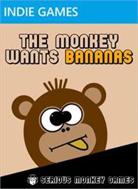 Box cover for THE MONKEY WANTS BANANAS on the Microsoft Xbox Live Arcade.