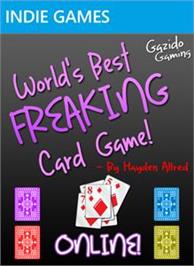 Box cover for Worlds Best FREAKING Card Game on the Microsoft Xbox Live Arcade.