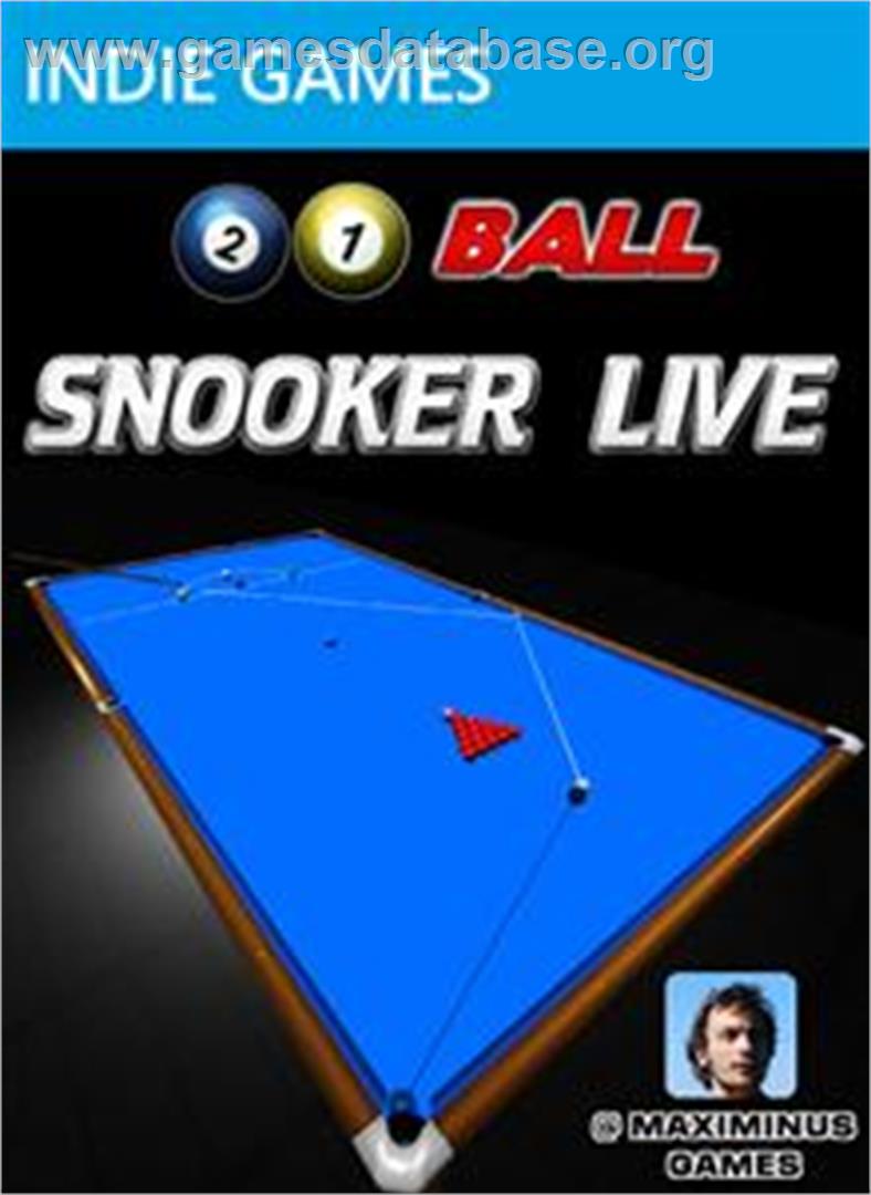 21 Ball Snooker LIVE - Microsoft Xbox Live Arcade - Artwork - Box