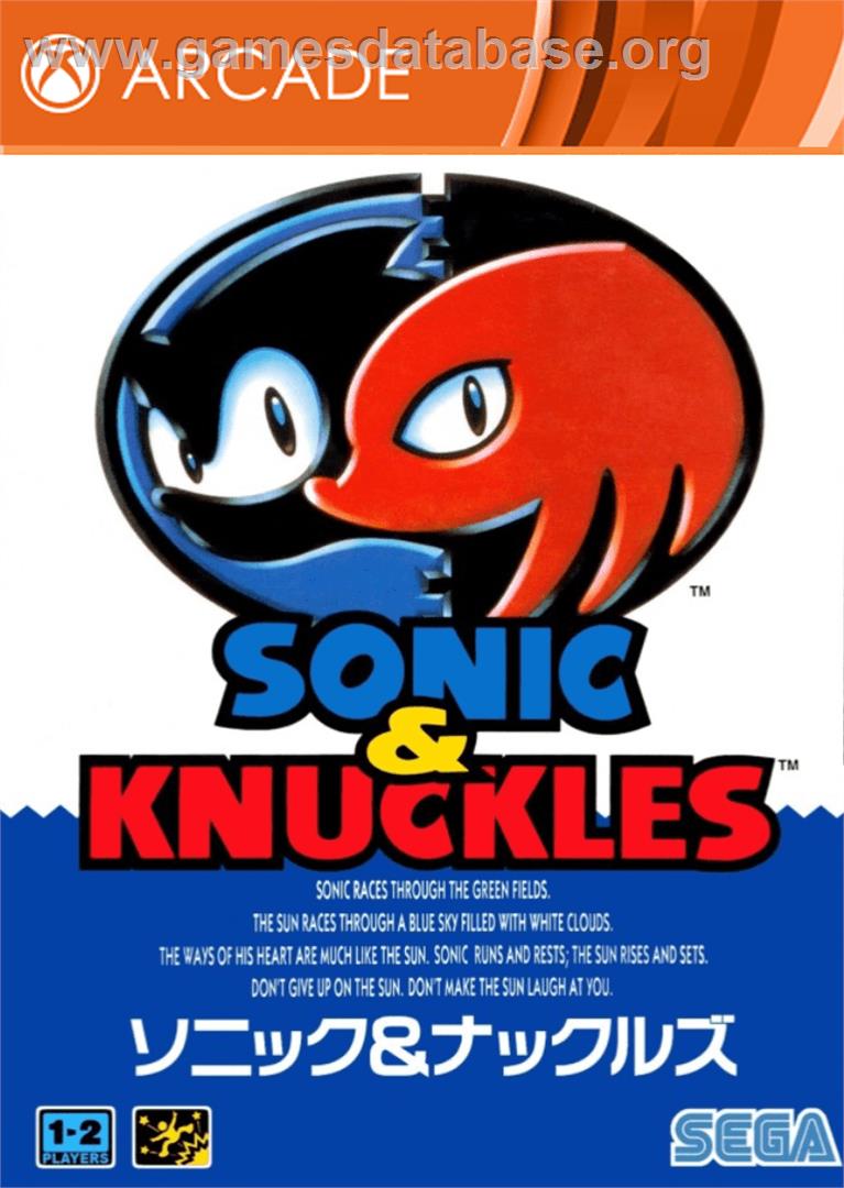 Sonic & Knuckles - Microsoft Xbox Live Arcade - Artwork - Box