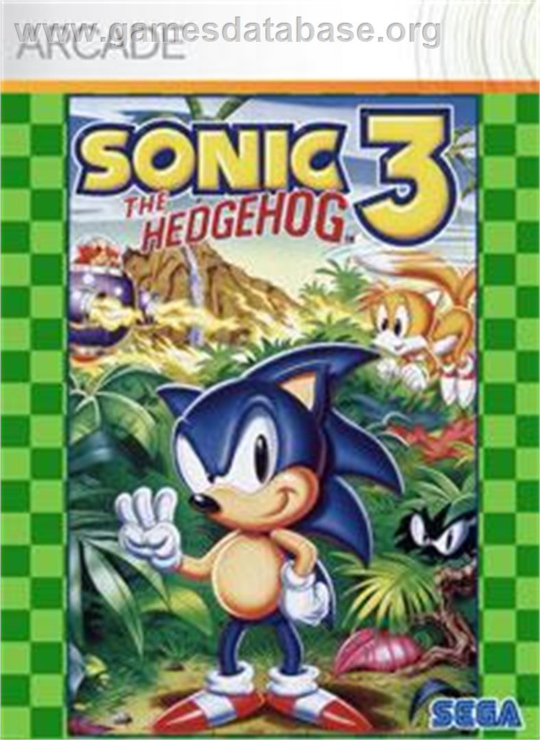 Sonic The Hedgehog 3 - Microsoft Xbox Live Arcade - Artwork - Box