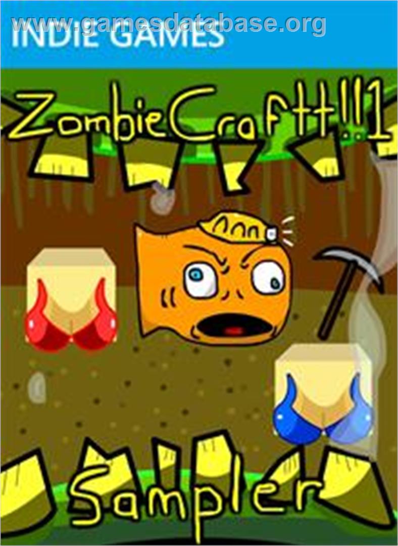 ZOMBIECRAFTT!!1 SAMPLER - Microsoft Xbox Live Arcade - Artwork - Box