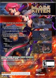 Box back cover for Blade Kitten on the Microsoft Xbox Live Arcade.