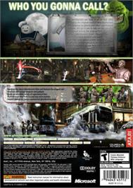 Box back cover for Ghostbusters: Sanctum of Slime on the Microsoft Xbox Live Arcade.
