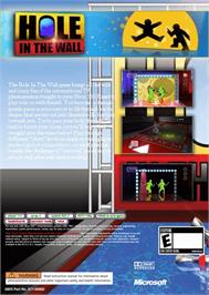 Box back cover for Hole In The Wall on the Microsoft Xbox Live Arcade.