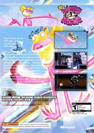 Box back cover for Ms. Splosion Man on the Microsoft Xbox Live Arcade.