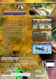 Box back cover for SEGA Bass Fishing on the Microsoft Xbox Live Arcade.