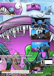 Box back cover for The Maw on the Microsoft Xbox Live Arcade.