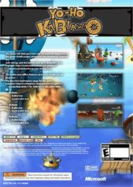 Box back cover for Yo-Ho Kablammo on the Microsoft Xbox Live Arcade.