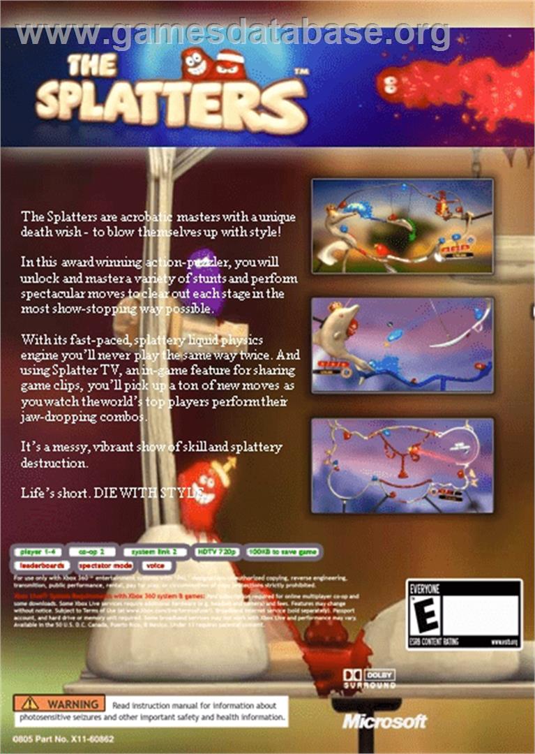 ??????????? - Microsoft Xbox Live Arcade - Artwork - Box Back