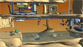 In game image of Cloning Clyde on the Microsoft Xbox Live Arcade.