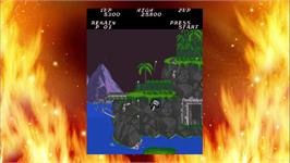 In game image of Contra on the Microsoft Xbox Live Arcade.