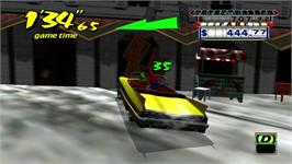 In game image of Crazy Taxi on the Microsoft Xbox Live Arcade.