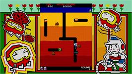 In game image of DIG DUG on the Microsoft Xbox Live Arcade.