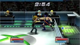 In game image of Fire Pro Wrestling on the Microsoft Xbox Live Arcade.