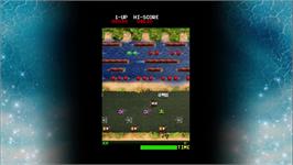 In game image of Frogger on the Microsoft Xbox Live Arcade.