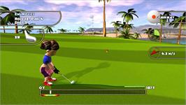 In game image of Golf: Tee It Up! on the Microsoft Xbox Live Arcade.
