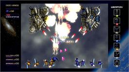In game image of Radiant Silvergun on the Microsoft Xbox Live Arcade.