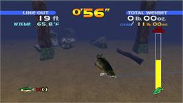 In game image of SEGA Bass Fishing on the Microsoft Xbox Live Arcade.