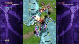 In game image of Triggerheart Exelica on the Microsoft Xbox Live Arcade.