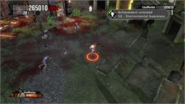 In game image of ZOMBIE APOCALYPSE on the Microsoft Xbox Live Arcade.
