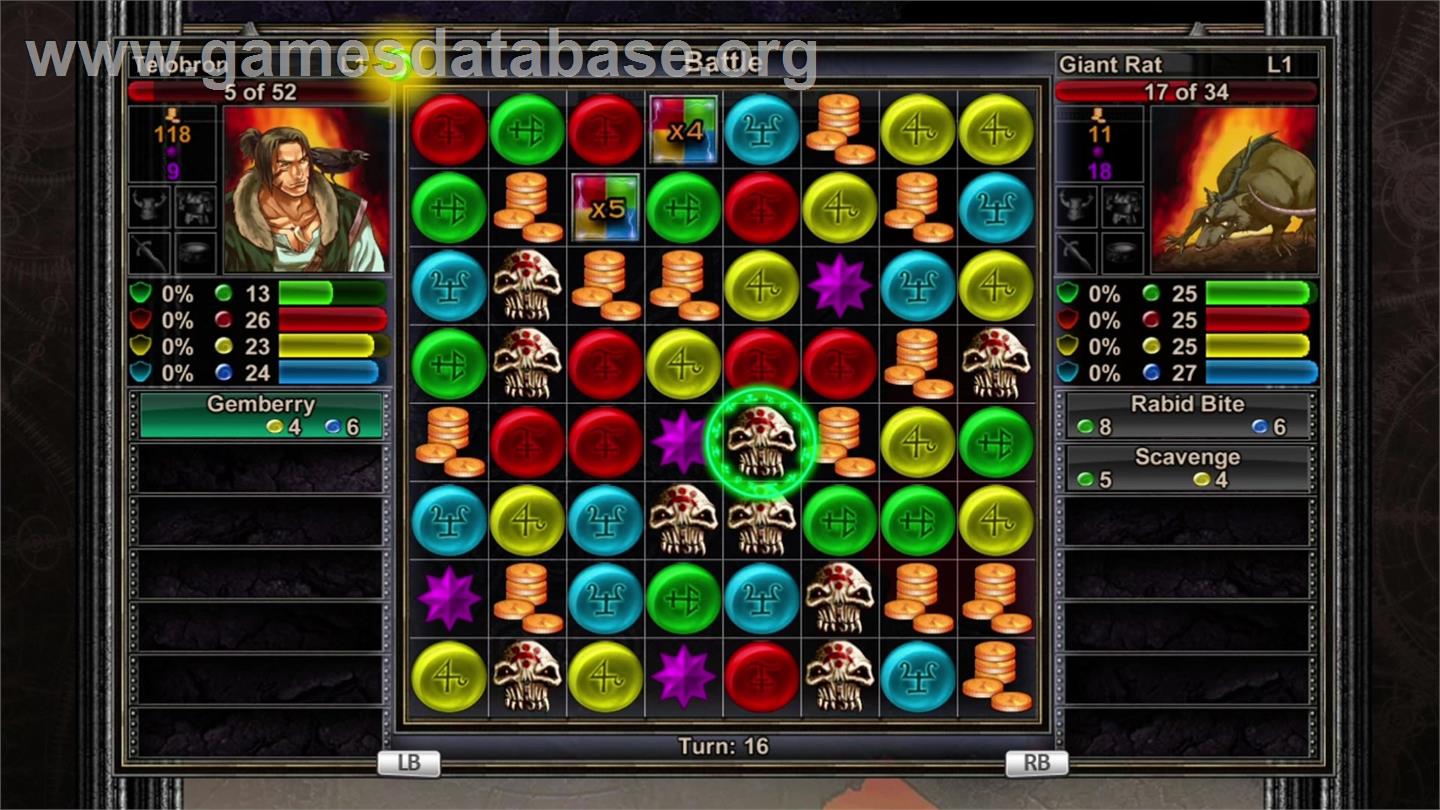 Puzzle Quest - Microsoft Xbox Live Arcade - Artwork - In Game