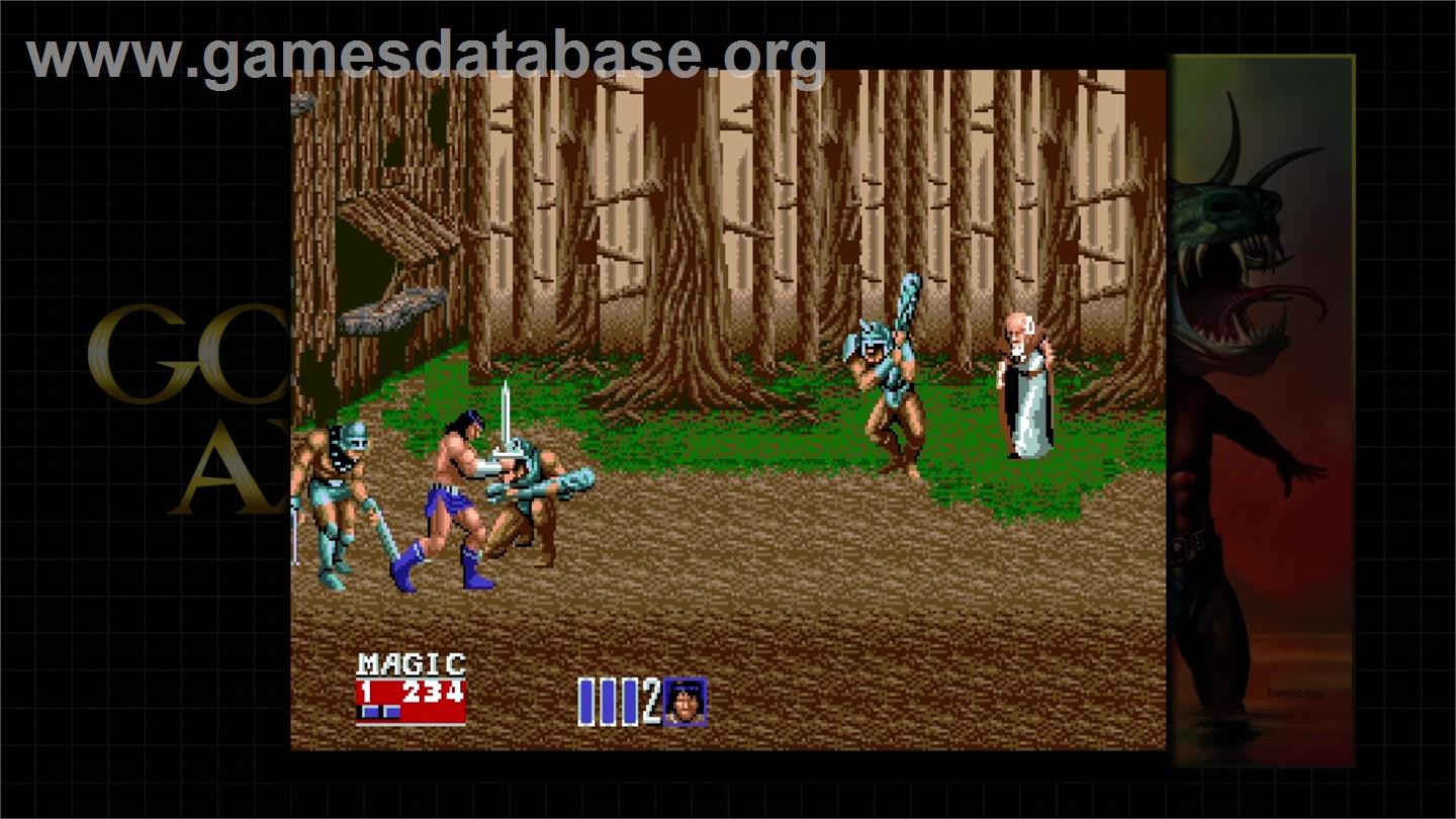 Sega Vintage Collection: Golden Axe - Microsoft Xbox Live Arcade - Artwork - In Game