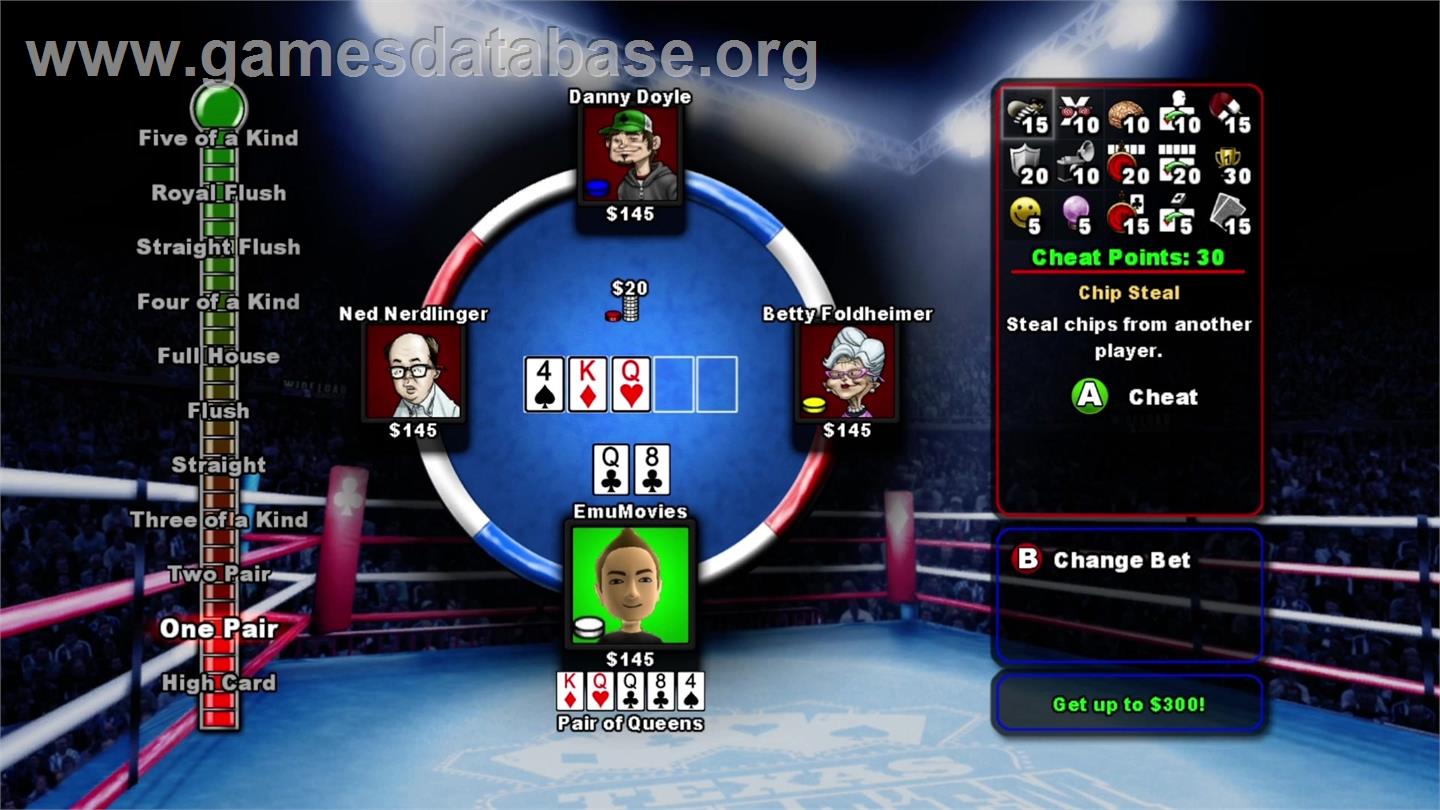 Texas Cheat'em - Microsoft Xbox Live Arcade - Artwork - In Game